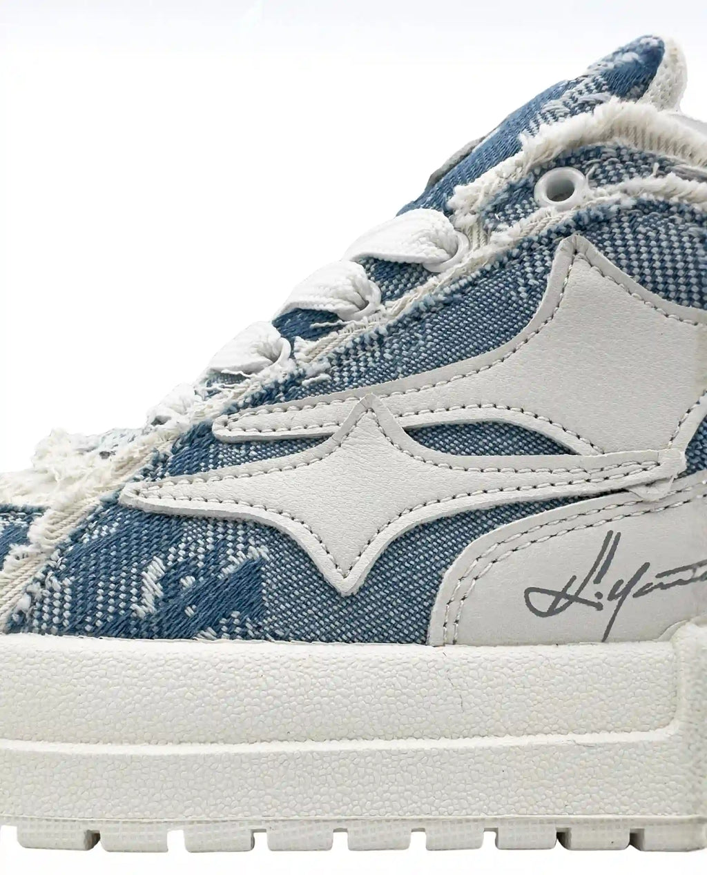Sneaker Blue Airline effetto denim dettaglio - SLEmotion